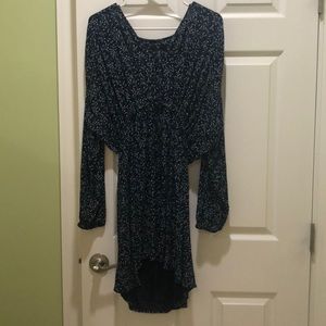 Navy floral dress
